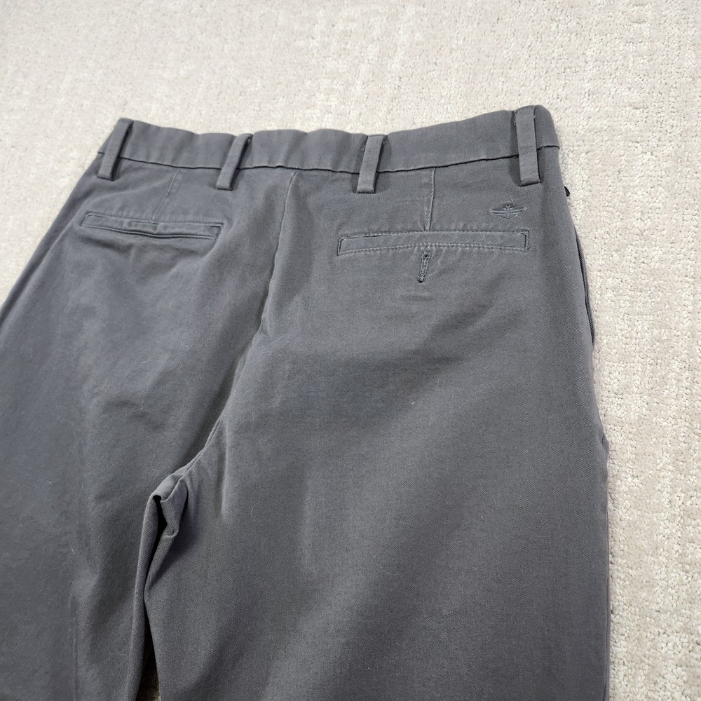 Dockers Pants Men 32x30 Gray Straight Fit Chino Elastic Waist Stretch - Picture 10 of 12